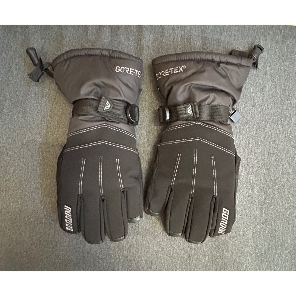 Gordini Women's S Gore-Tex Down II Ski Gloves Black Leather Gore Warm Winter